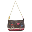 LOUIS VUITTON Monogram Giraffe Mini Pochette Pouch M62087 LV Auth 181445V-13