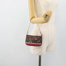 LOUIS VUITTON Monogram Giraffe Mini Pochette Pouch M62087 LV Auth 181445V-20