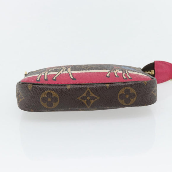 LOUIS VUITTON Monogram Giraffe Mini Pochette Pouch M62087 LV Auth 181445V