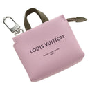 LOUIS VUITTON LV Mini Shopper Bag Charm Leather Pink M03136 LV Auth 181449SM-1