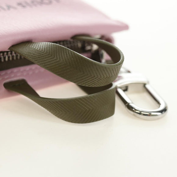 LOUIS VUITTON LV Mini Shopper Bag Charm Leather Pink M03136 LV Auth 181449SM