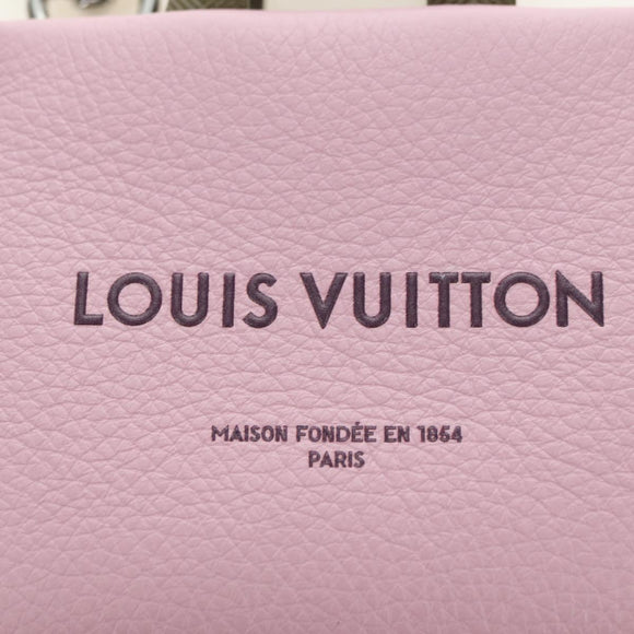 LOUIS VUITTON LV Mini Shopper Bag Charm Leather Pink M03136 LV Auth 181449SM