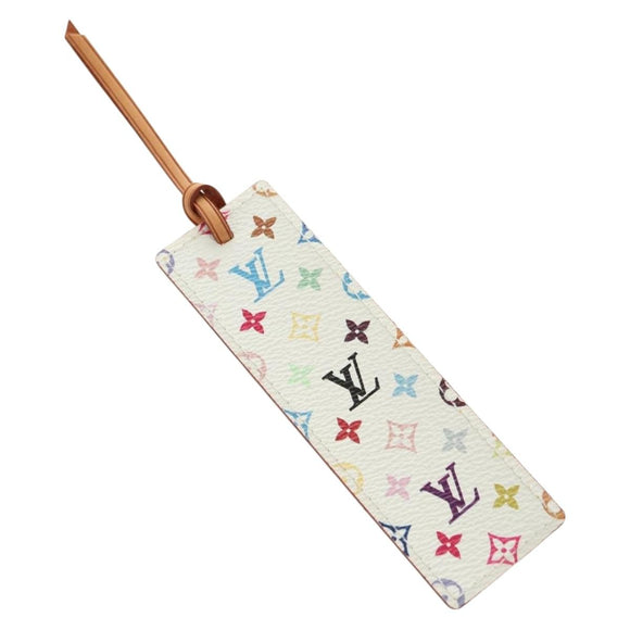 LOUIS VUITTON Monogram Multicolor Mark Page Kadu White M99196 LV Auth 181450V