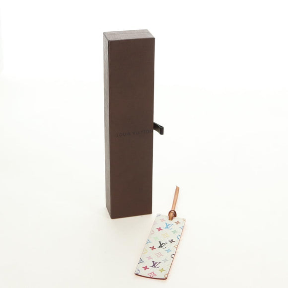 LOUIS VUITTON Monogram Multicolor Mark Page Kadu White M99196 LV Auth 181450V