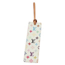 LOUIS VUITTON Monogram Multicolor Mark Page Kadu White M99196 LV Auth 181450V-2