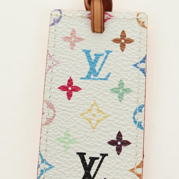 LOUIS VUITTON Monogram Multicolor Mark Page Kadu White M99196 LV Auth 181450V