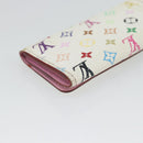LOUIS VUITTON Monogram Multicolor Multicles 4 Key Case White M93731 Auth 181452-16