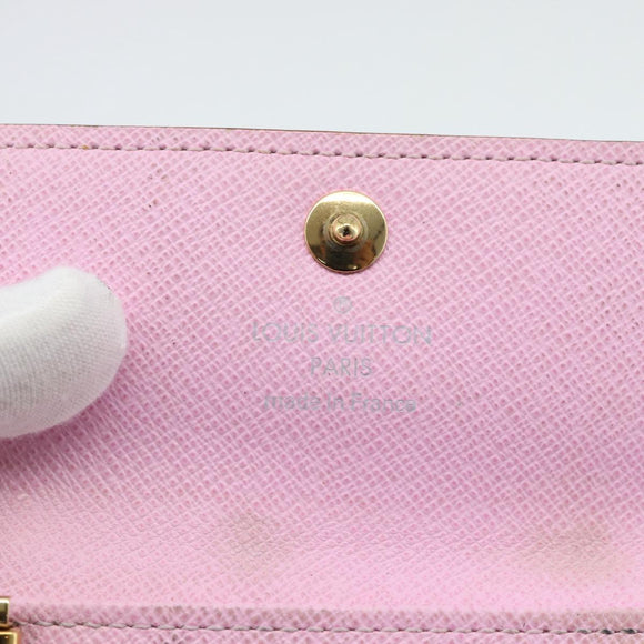 LOUIS VUITTON Monogram Multicolor Multicles 4 Key Case White M93731 Auth 181452