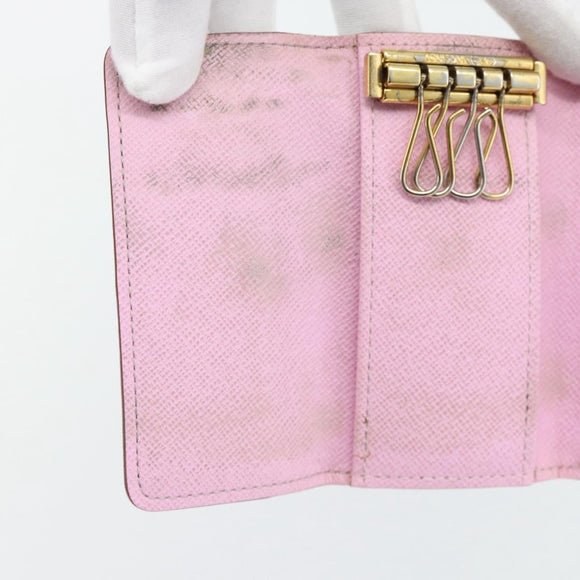 LOUIS VUITTON Monogram Multicolor Multicles 4 Key Case White M93731 Auth 181452