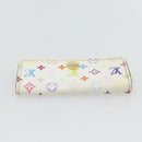 LOUIS VUITTON Monogram Multicolor Multicles 4 Key Case White M93731 Auth 181452-5
