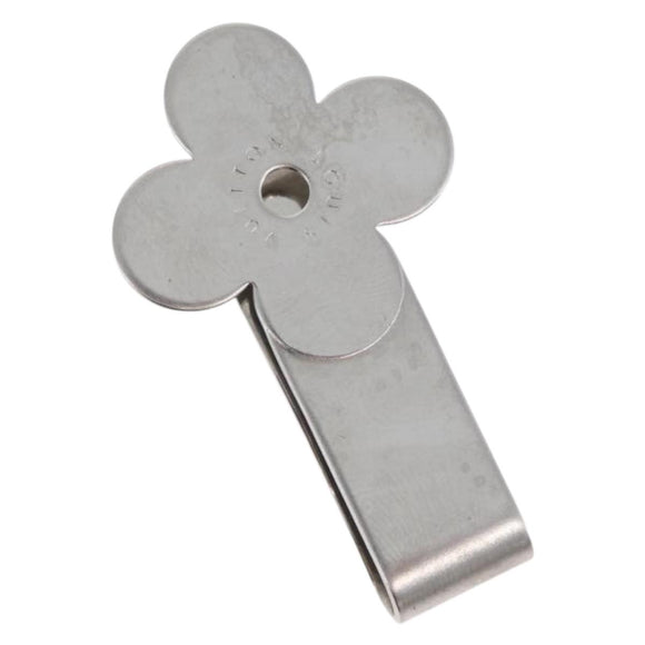 LOUIS VUITTON Money Clip metal Silver M64691 LV Auth 181453A