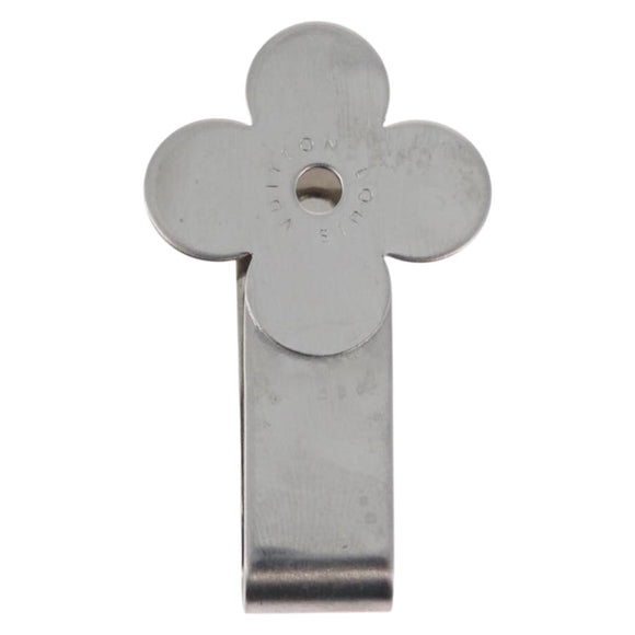 LOUIS VUITTON Money Clip metal Silver M64691 LV Auth 181453A