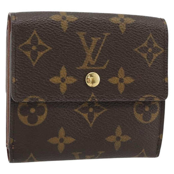 LOUIS VUITTON Monogram Porte Monnaie Bier Cartes Crdit M61652 LV Auth 181456A