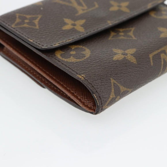 LOUIS VUITTON Monogram Porte Monnaie Bier Cartes Crdit M61652 LV Auth 181456A