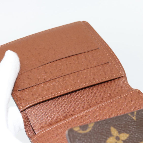 LOUIS VUITTON Monogram Porte Monnaie Bier Cartes Crdit M61652 LV Auth 181456A