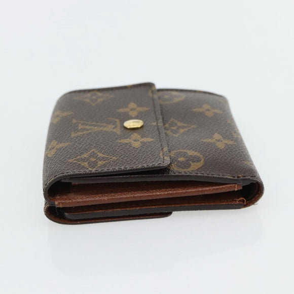 LOUIS VUITTON Monogram Porte Monnaie Bier Cartes Crdit M61652 LV Auth 181456A
