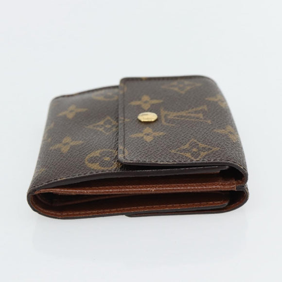 LOUIS VUITTON Monogram Porte Monnaie Bier Cartes Crdit M61652 LV Auth 181456A