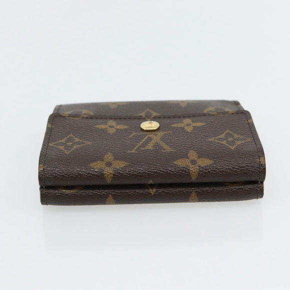 LOUIS VUITTON Monogram Porte Monnaie Bier Cartes Crdit M61652 LV Auth 181456A