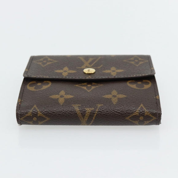 LOUIS VUITTON Monogram Porte Monnaie Bier Cartes Crdit M61652 LV Auth 181456A