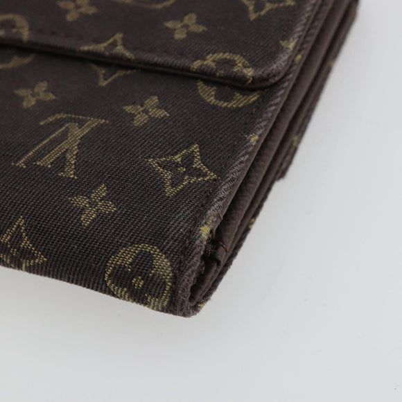 LOUIS VUITTON Mini Lin Porte Monnaie Bier Cartes Crdit M95233 LV Auth 181457A