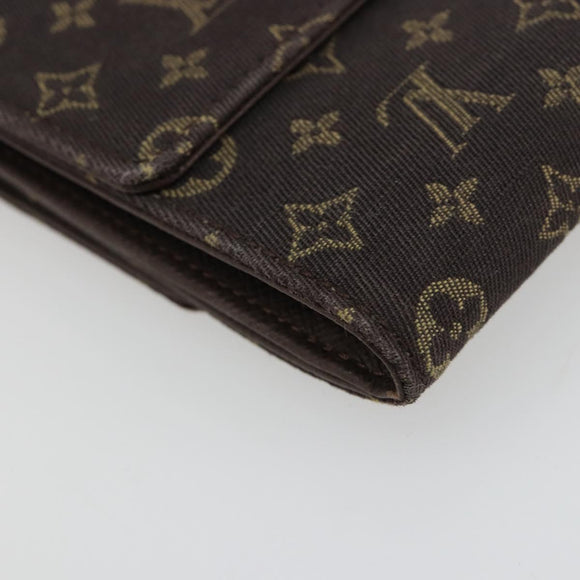 LOUIS VUITTON Mini Lin Porte Monnaie Bier Cartes Crdit M95233 LV Auth 181457A