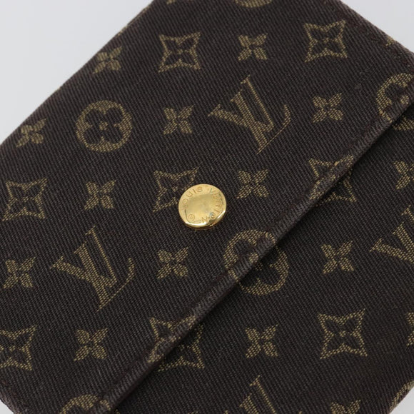 LOUIS VUITTON Mini Lin Porte Monnaie Bier Cartes Crdit M95233 LV Auth 181457A