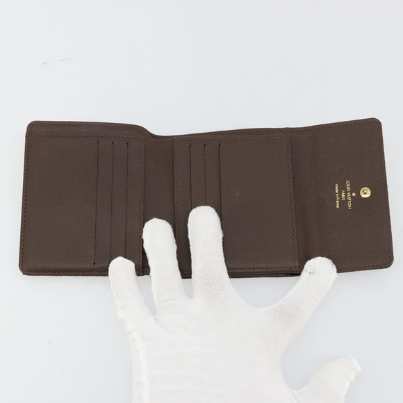 LOUIS VUITTON Mini Lin Porte Monnaie Bier Cartes Crdit M95233 LV Auth 181457A