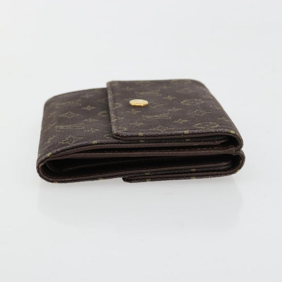 LOUIS VUITTON Mini Lin Porte Monnaie Bier Cartes Crdit M95233 LV Auth 181457A