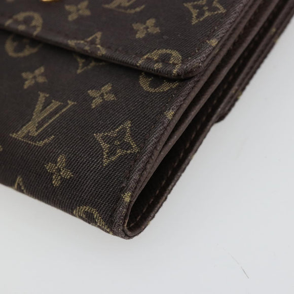 LOUIS VUITTON Mini Lin Porte Monnaie Bier Cartes Crdit M95233 LV Auth 181457A