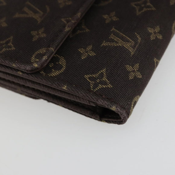 LOUIS VUITTON Mini Lin Porte Monnaie Bier Cartes Crdit M95233 LV Auth 181457A