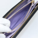 LOUIS VUITTON Monogram Multicolor Zippy Wallet Long Black M60243 LV Auth 181458V-11