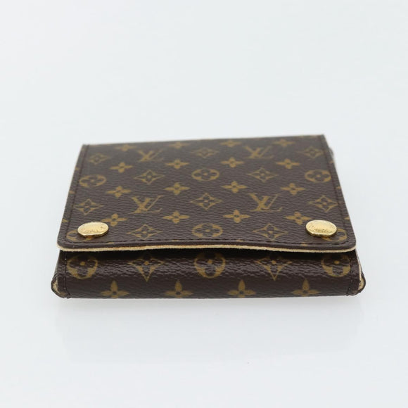 LOUIS VUITTON Monogram Jewelry Case Jewelry Box LV Auth 181459A