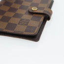 LOUIS VUITTON Damier Ebene Agenda PM Day Planner Cover R20700 LV Auth 181460-7