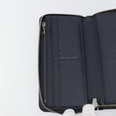 LOUIS VUITTON Damier Azur Zippy Wallet Vertical Lange Portemonnee N62632 Auth 181462A-17