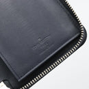 LOUIS VUITTON Damier Azur Zippy Wallet Vertical Lange Portemonnee N62632 Auth 181462A-18