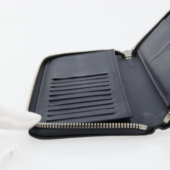 LOUIS VUITTON Damier Azur Zippy Wallet Vertical Lange Portemonnee N62632 Auth 181462A