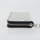 LOUIS VUITTON Damier Azur Zippy Wallet Vertical Lange Portemonnee N62632 Auth 181462A-6