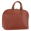 LOUIS VUITTON Epi Alma Hand Bag Brown M52143 LV Auth 181467V-1