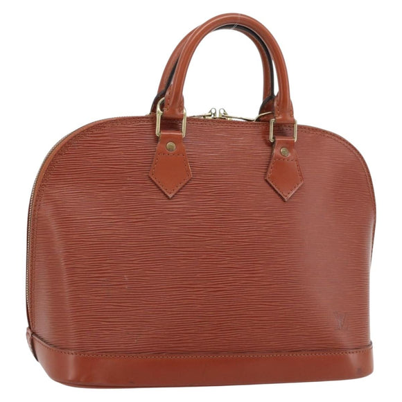LOUIS VUITTON Epi Alma Hand Bag Brown M52143 LV Auth 181467V