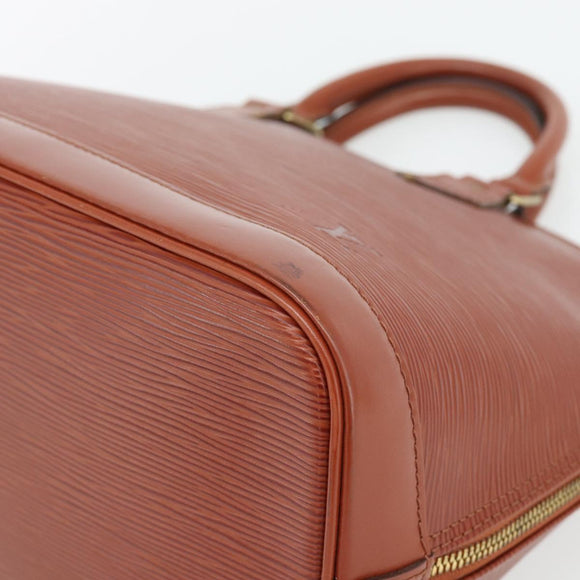 LOUIS VUITTON Epi Alma Hand Bag Brown M52143 LV Auth 181467V