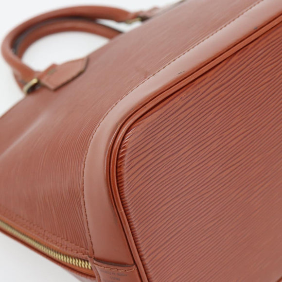 LOUIS VUITTON Epi Alma Hand Bag Brown M52143 LV Auth 181467V