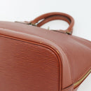 LOUIS VUITTON Epi Alma Hand Bag Brown M52143 LV Auth 181467V-16