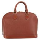 LOUIS VUITTON Epi Alma Hand Bag Brown M52143 LV Auth 181467V-13