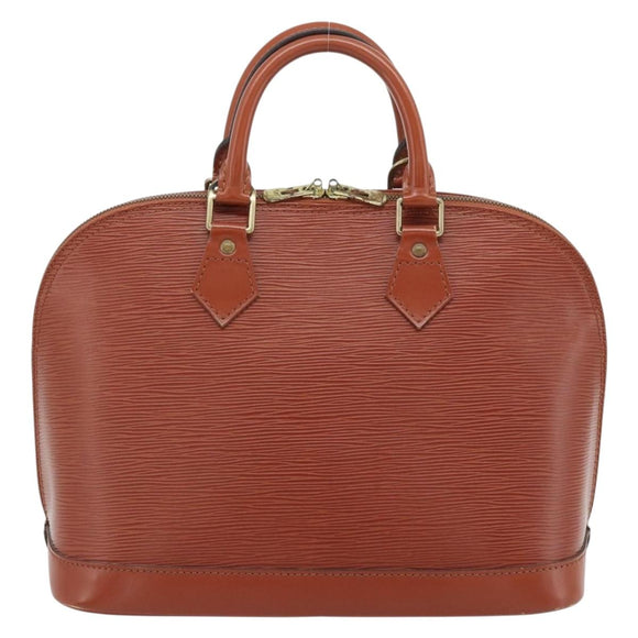 LOUIS VUITTON Epi Alma Hand Bag Brown M52143 LV Auth 181467V