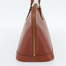 LOUIS VUITTON Epi Alma Hand Bag Brown M52143 LV Auth 181467V-3