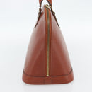 LOUIS VUITTON Epi Alma Hand Bag Brown M52143 LV Auth 181467V-4