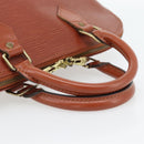 LOUIS VUITTON Epi Alma Hand Bag Brown M52143 LV Auth 181467V-7
