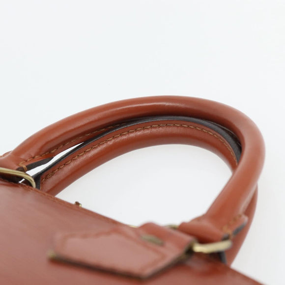 LOUIS VUITTON Epi Alma Hand Bag Brown M52143 LV Auth 181467V