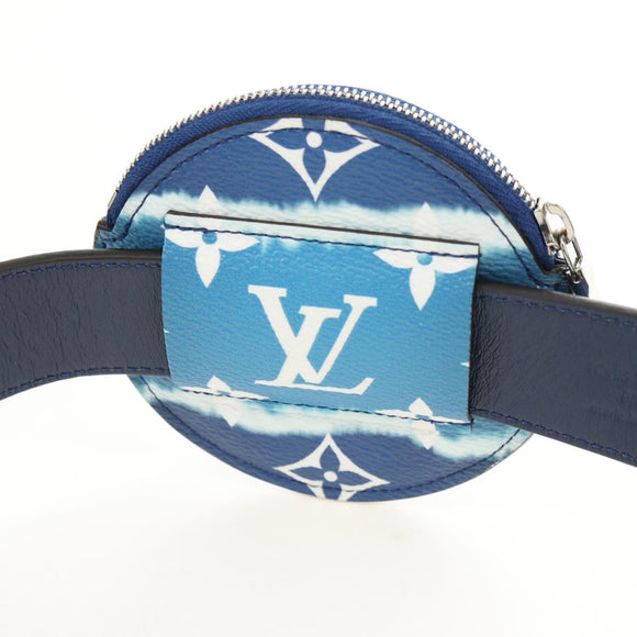 LOUIS VUITTON Monogram Escal Ceinture Riem 37,6" Blauw M0253W LV Auth 181468SM