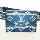 LOUIS VUITTON Monogram Escal Ceinture Riem 37,6" Blauw M0253W LV Auth 181468SM-17